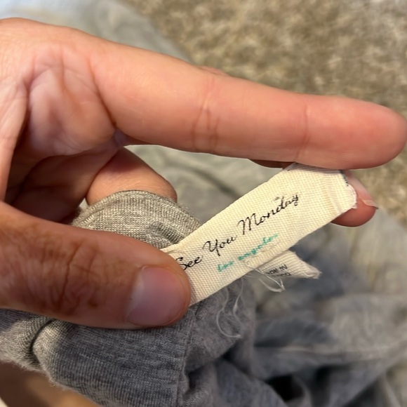 See You Monday Grey Racerback Bodycon Knit Maxi Dress SIZE MEDIUM - Picture 4 of 7